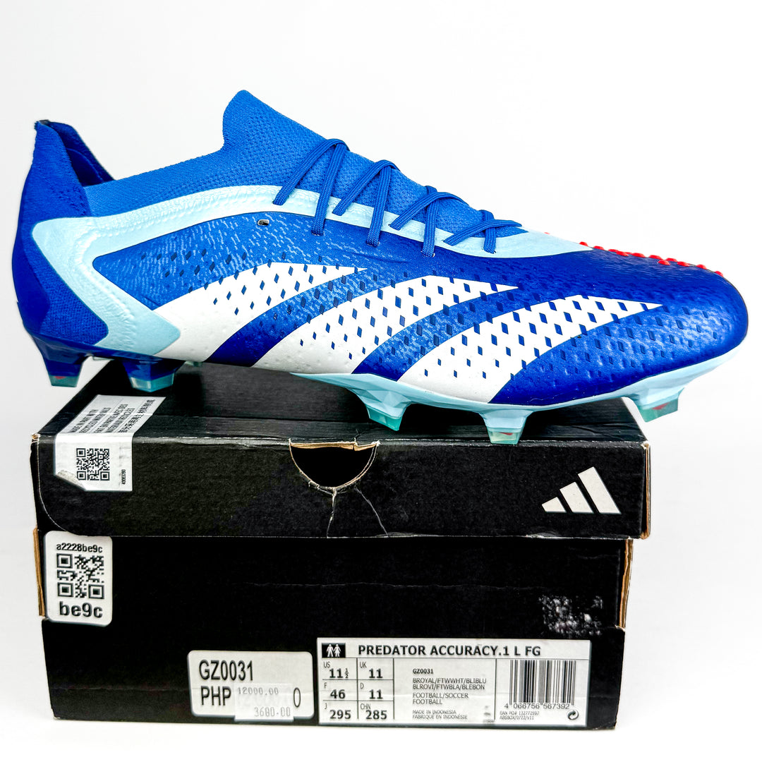 Adidas Predator Accuracy .1 Low FG - Bright Royal Blue/White/Blue Bliss/Infrared *In Box*