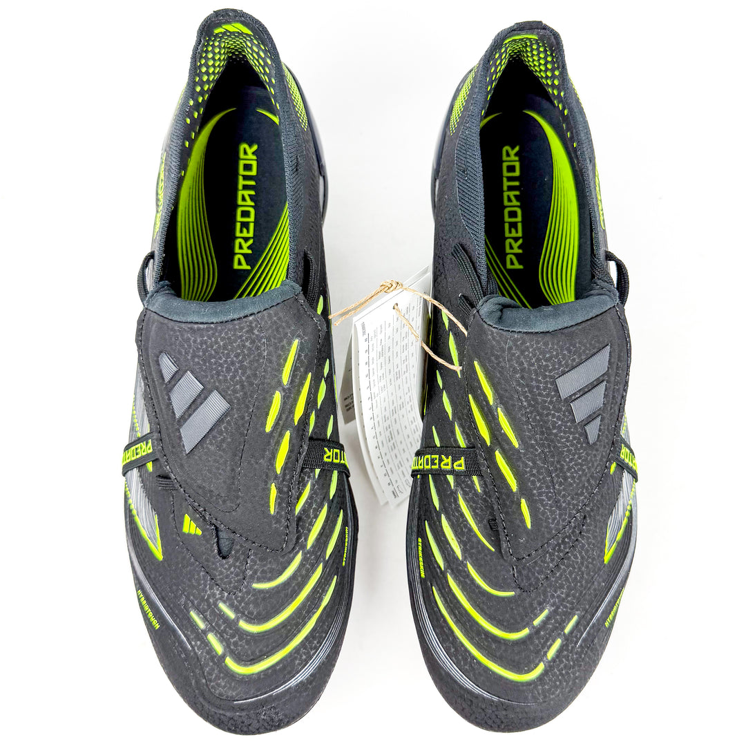 Adidas Predator Elite Tongue FT FG - Core Black/Carbon/Lucid Lemon *In Box*