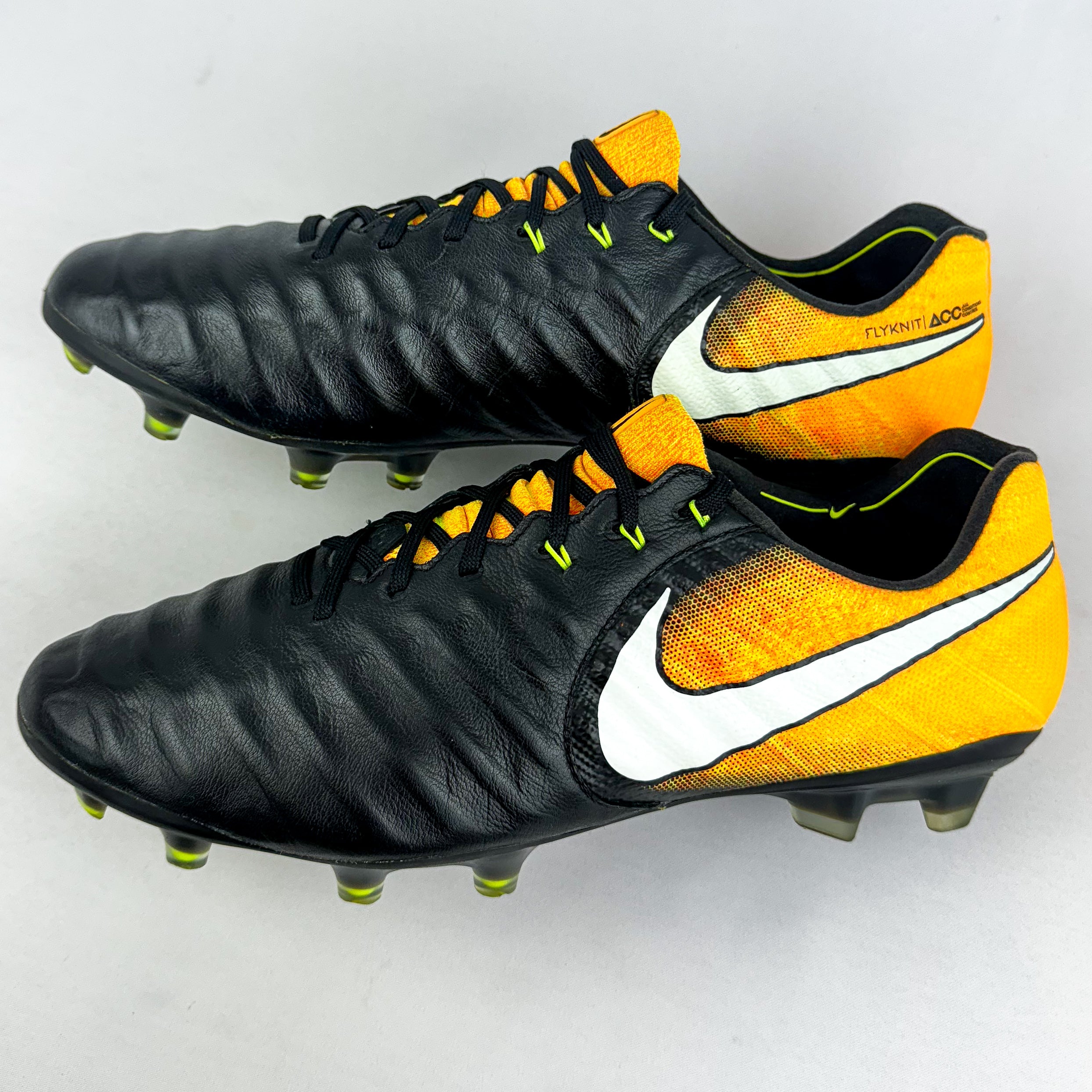 Nike Tiempo Legend VII Elite FG Black Laser Orange White Wore Once PM Boots