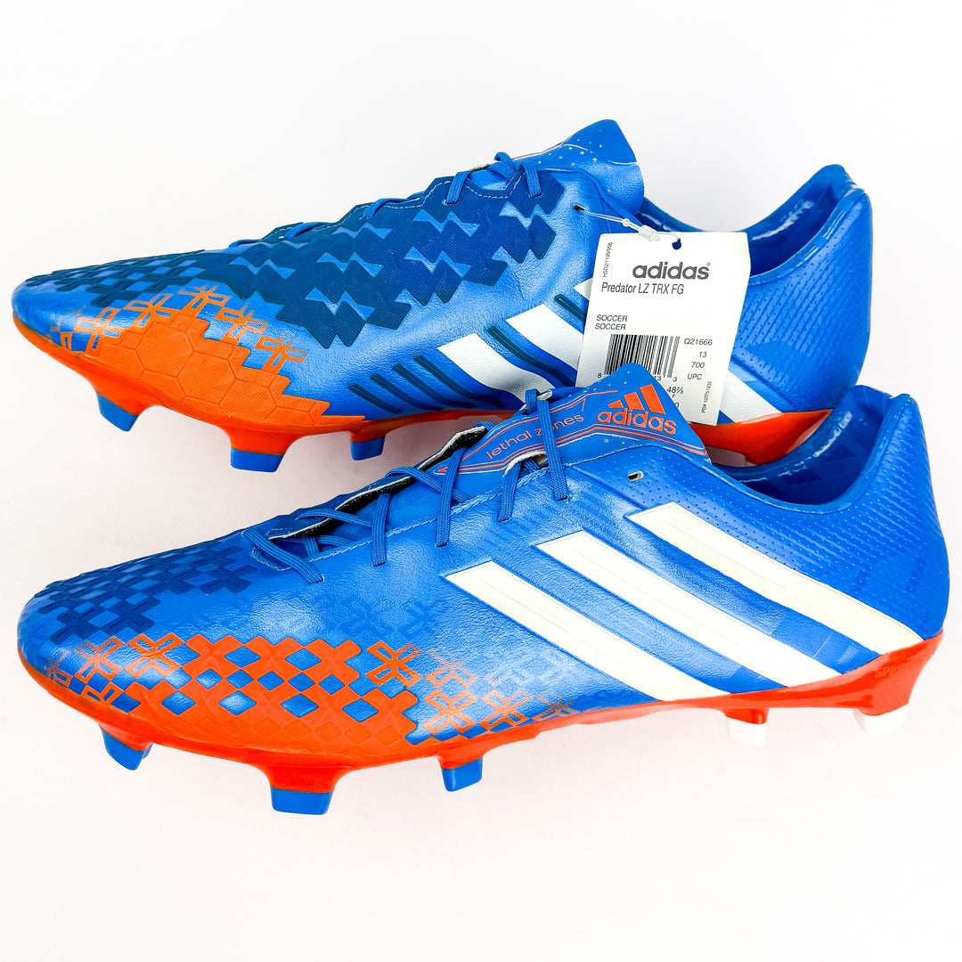 Adidas Predator LZ II FG - Blue/Orange/ White *Brand New*