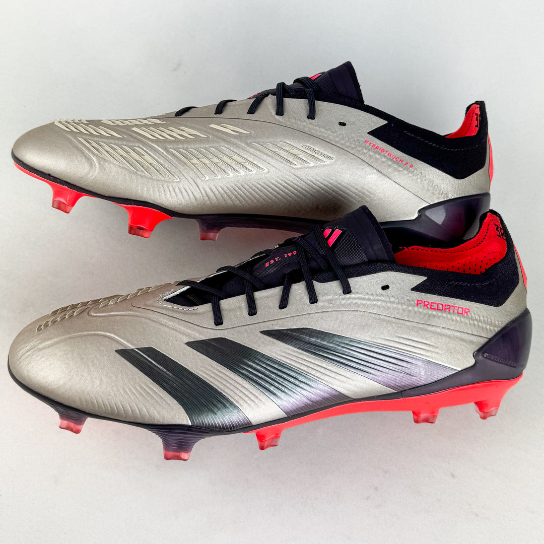 Adidas Predator Elite FG - Platinum Metallic/Aurora Black/Carbon *In Box*