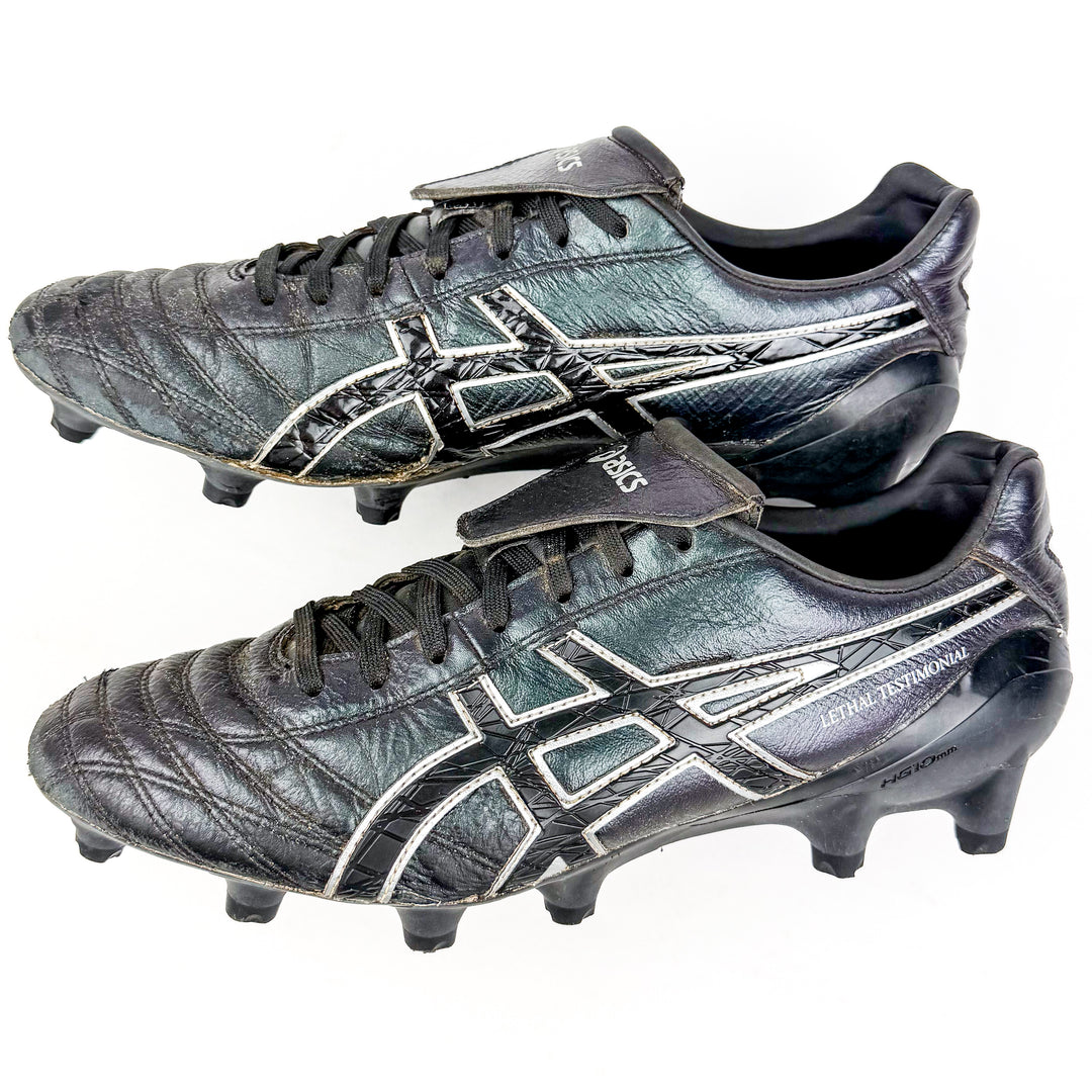 ASICS Lethal Testimonial 4 IT FG - Iridescent Black/Black *Pre-Owned*