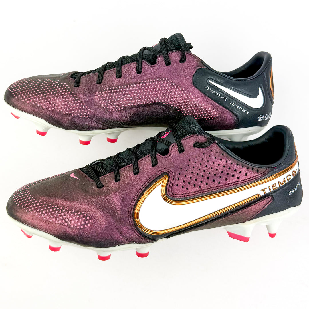 Nike Tiempo Legend 9 Pro FG - Space Purple/Off-Noir/Pink Blast/White *Pre-Owned*