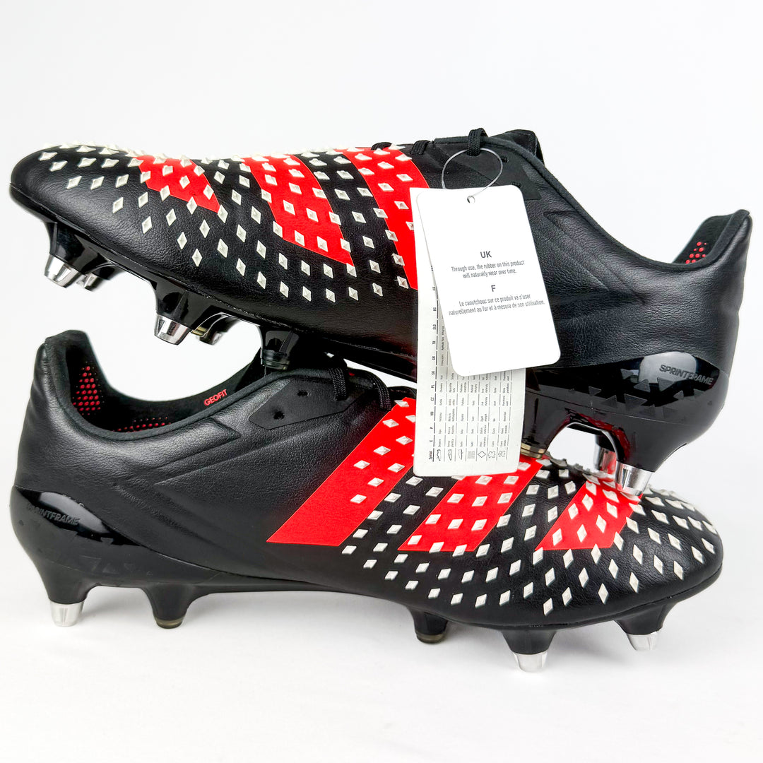 Adidas Predator Malice SG - Core Black/Solar Red/White *Brand New*