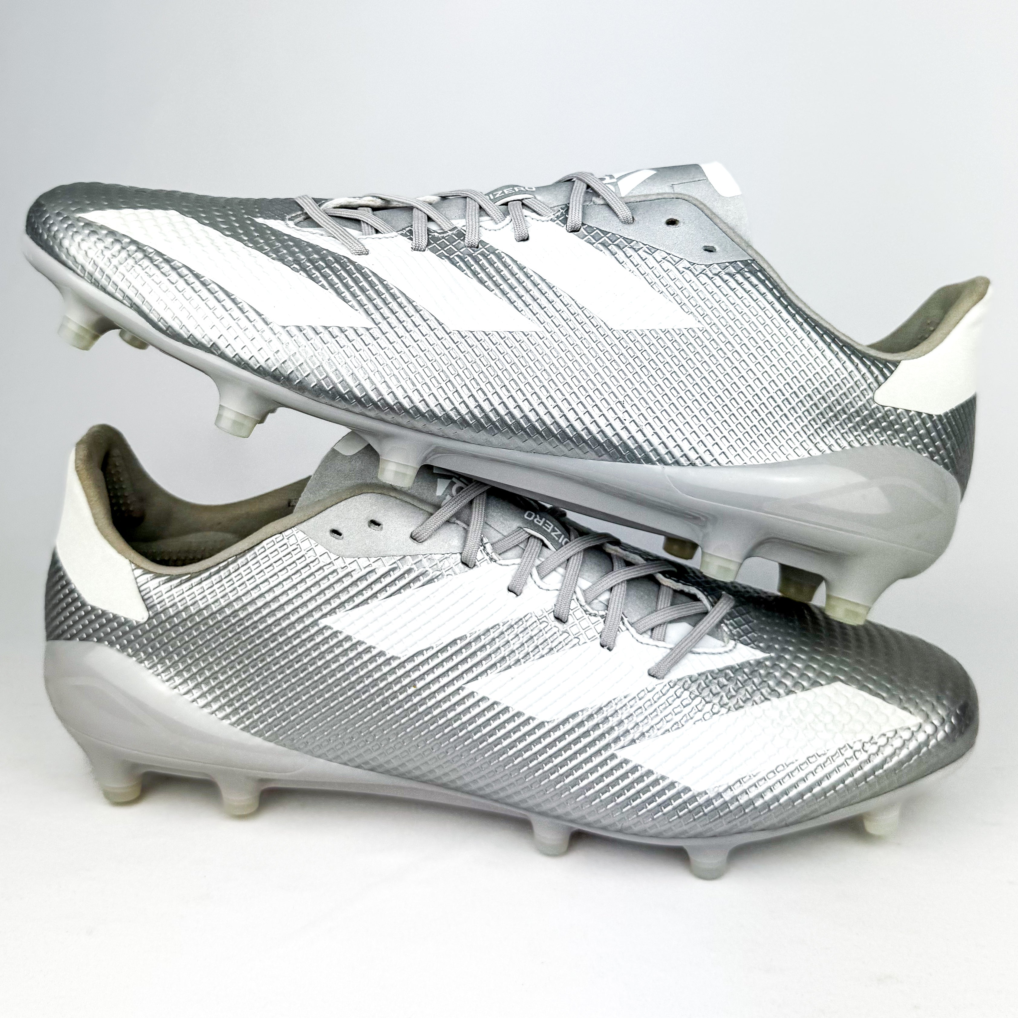 Adidas Adizero RS7 FG - Silver Metallic/White/Grey *Brand New