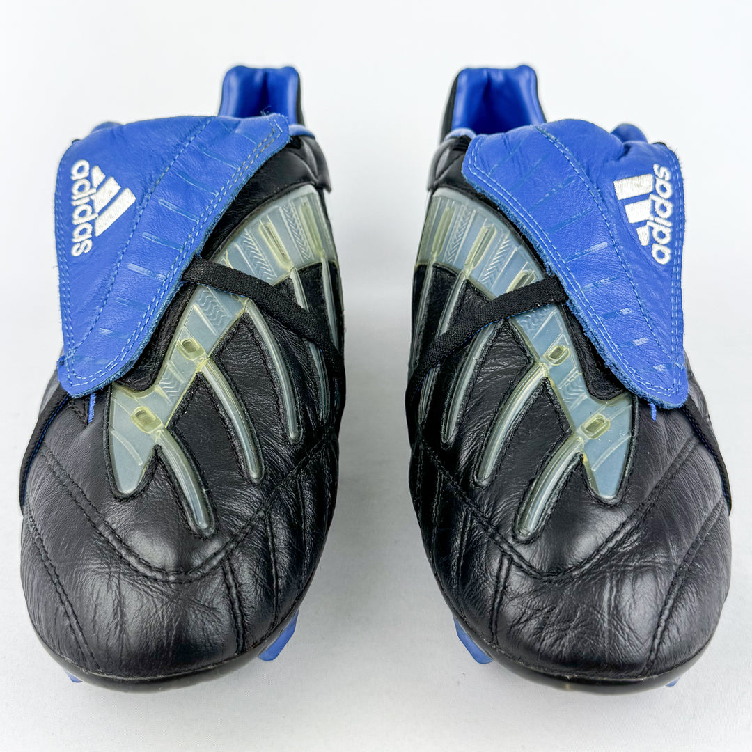 Adidas Predator PowerSwerve TRX Rugby FG - Black/Blue/White *Wore Once*
