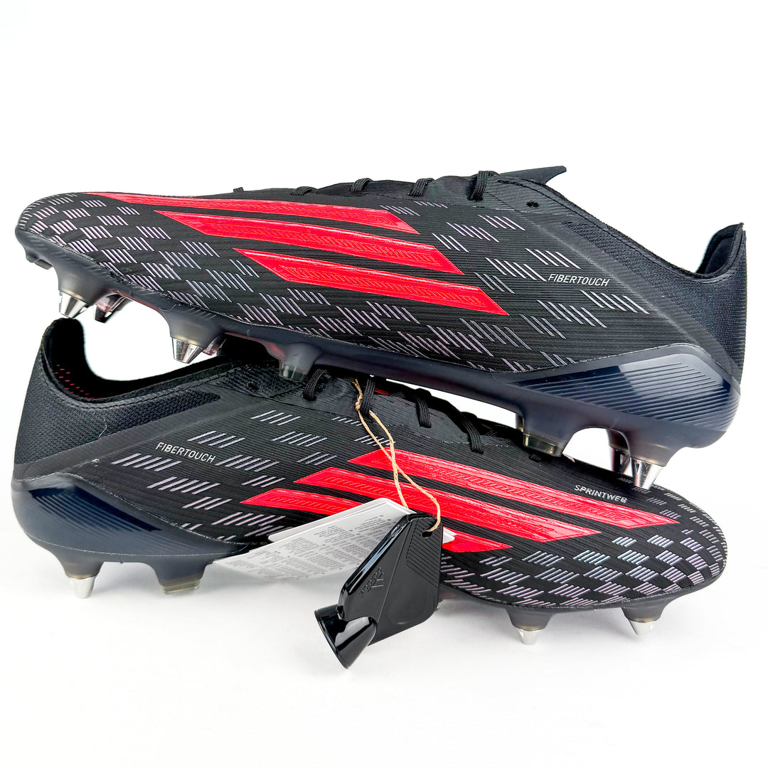 Adidas F50 Elite SG - Core Black/Lucid Red/Silver Metallic *In Box*