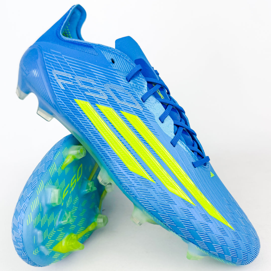 Adidas F50 Elite FG - Lucid Ray Blue/Team Solar Yellow/Lucid Aquamarine *In Box*