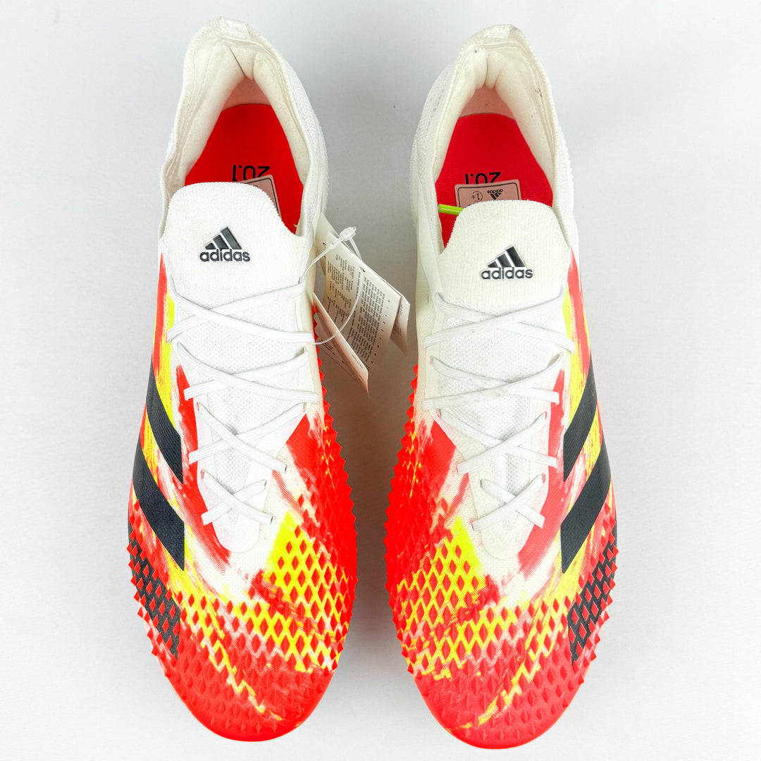 Adidas Predator 20.1 Mutator Low SG - White/Pop Red/Solar Yellow/Black *Brand New*