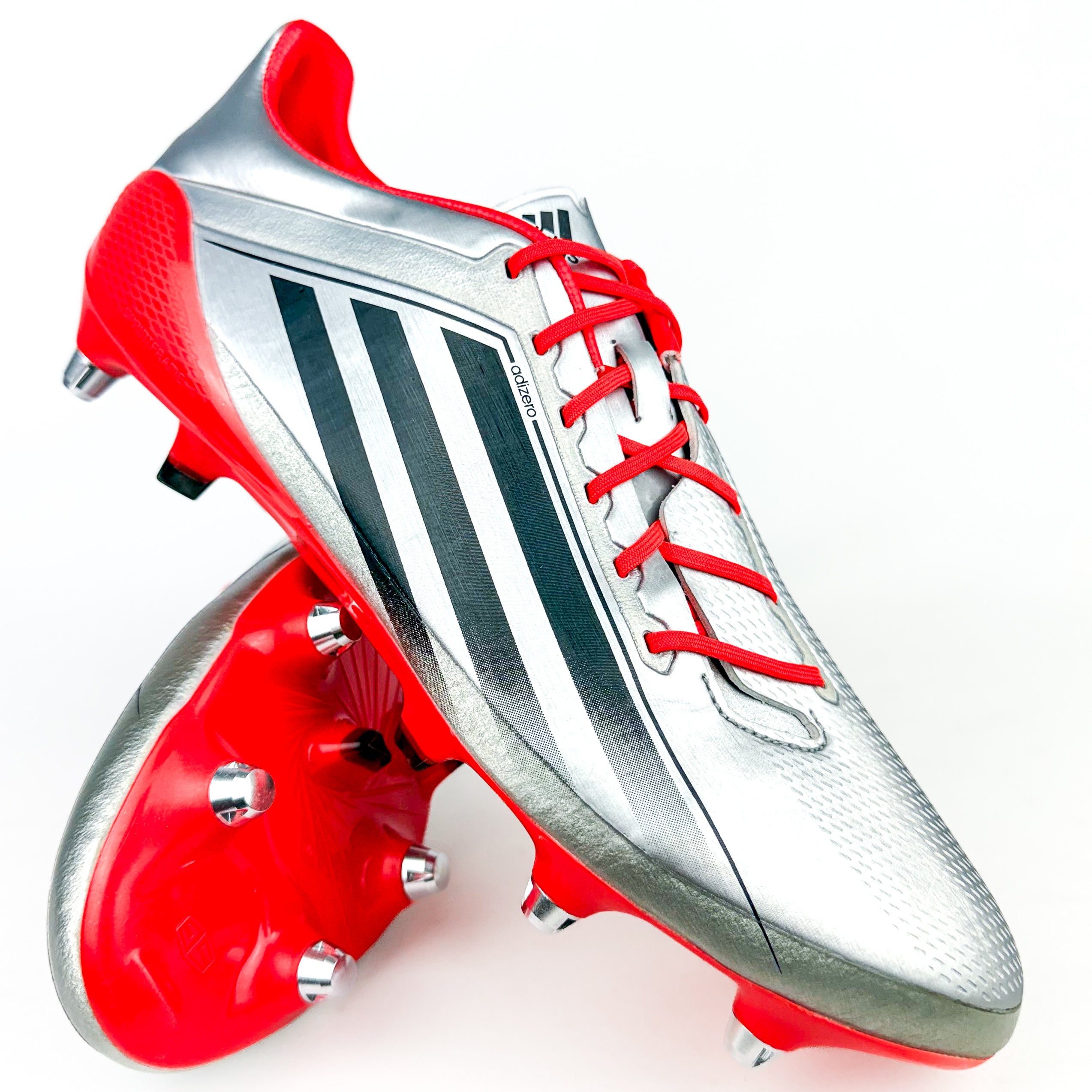Adidas Adizero RS7 4.0 Pro SG - Silver Metallic/Core Black/Solar