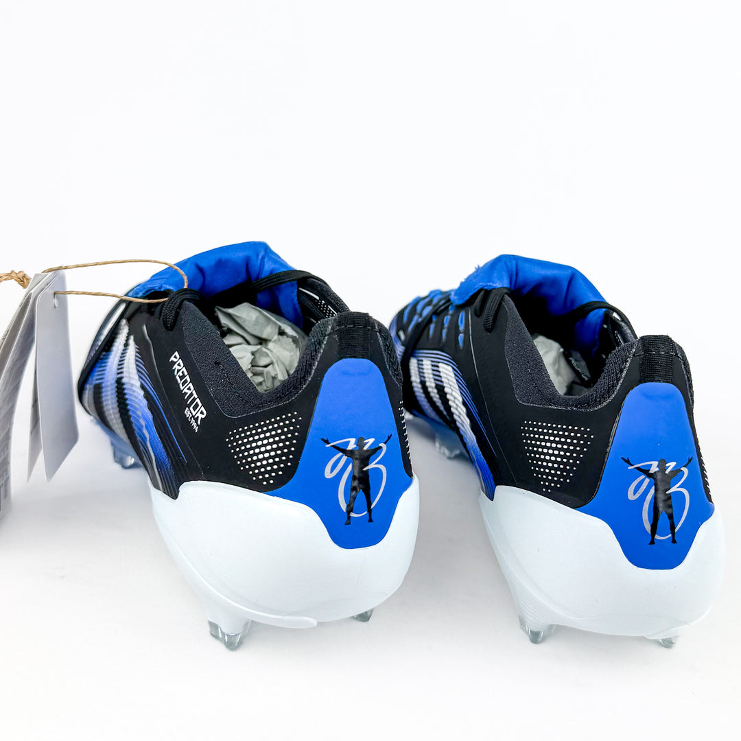 Adidas Predator Elite Tongue FT FG x Bellingham - Core Black/Glory Blue/White *In Box*