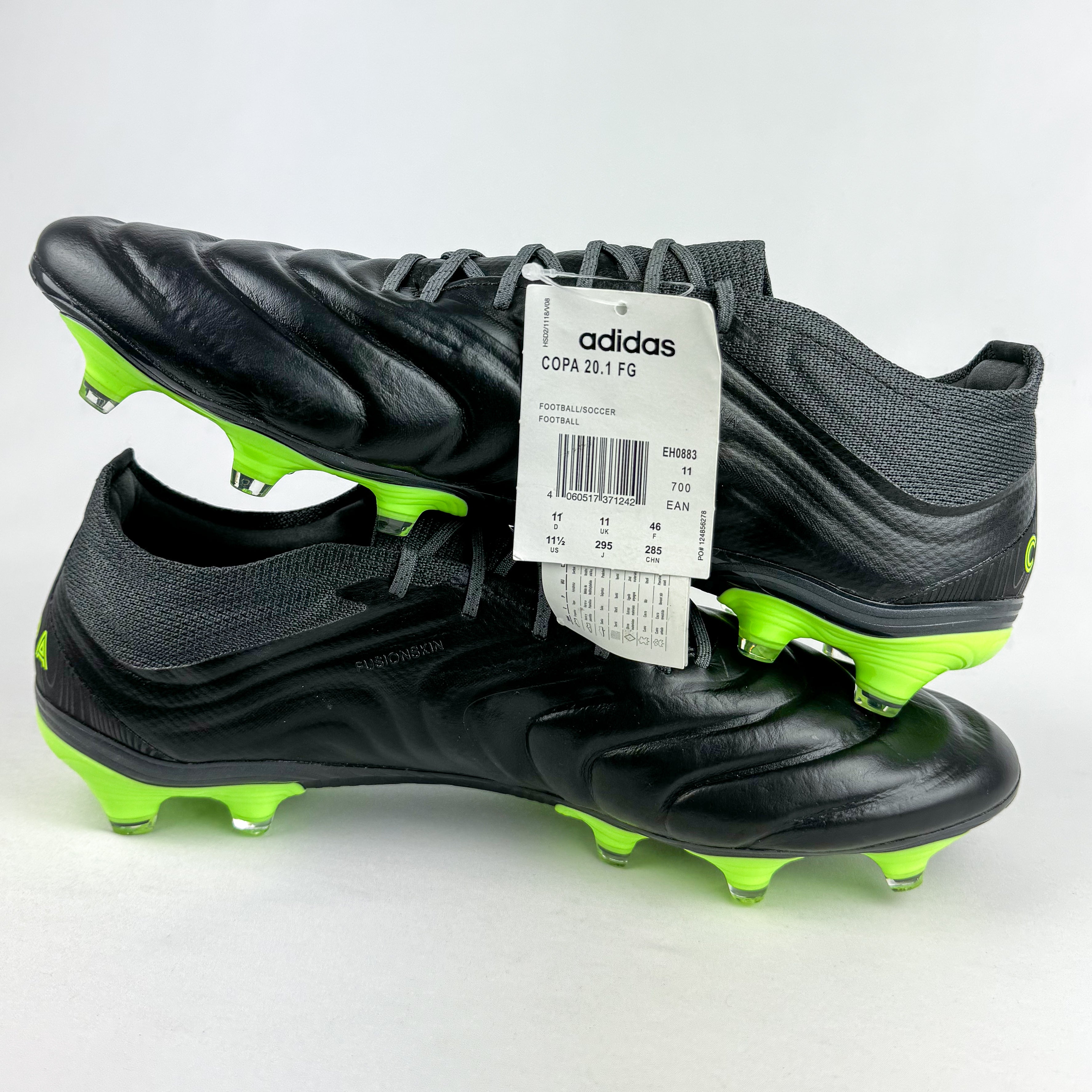 Adidas Copa 20.1 FG Core offers Black/Signal Green Size 7