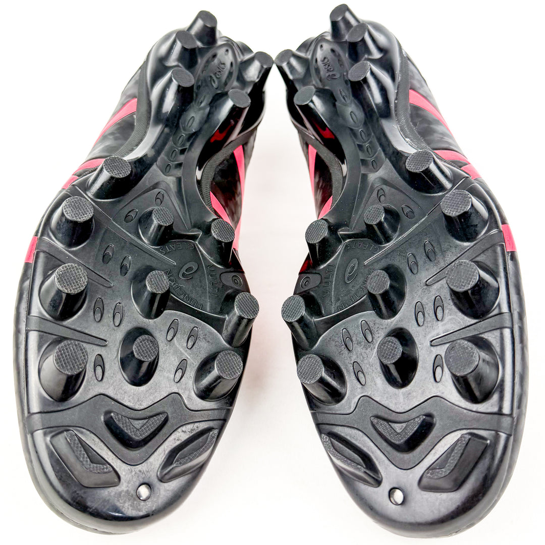 ASICS Lethal Speed RS FG - Black/Coral Red *As New*