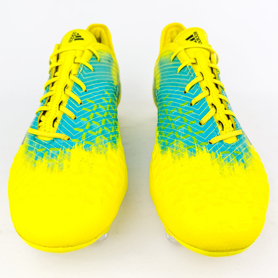 Adidas Predator Malice Control SG - Shock Yellow/Core Black/Hi-Res Aqua *Pre-Owned*