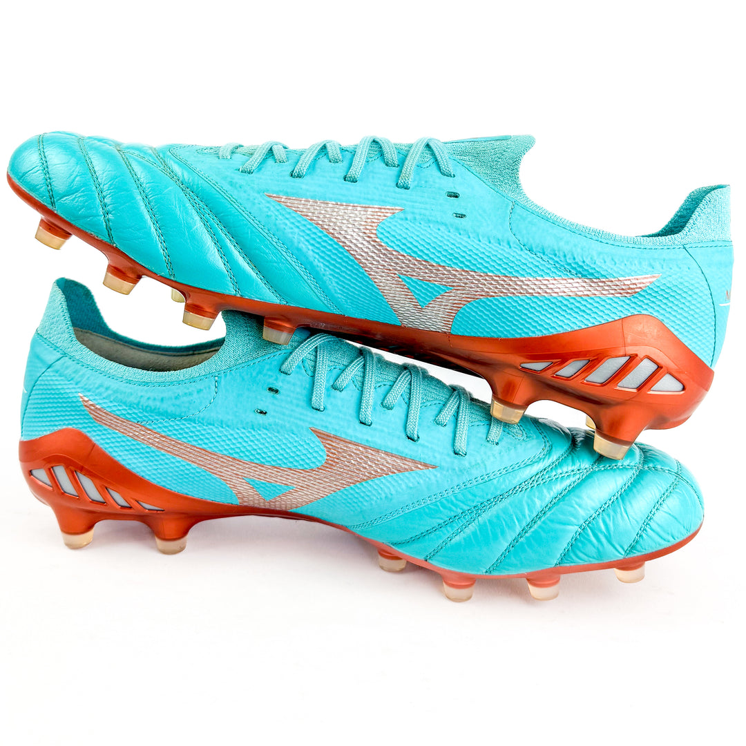 Mizuno Morelia Neo III Beta Elite FG - Azure Blue/White/Copper *In Box*
