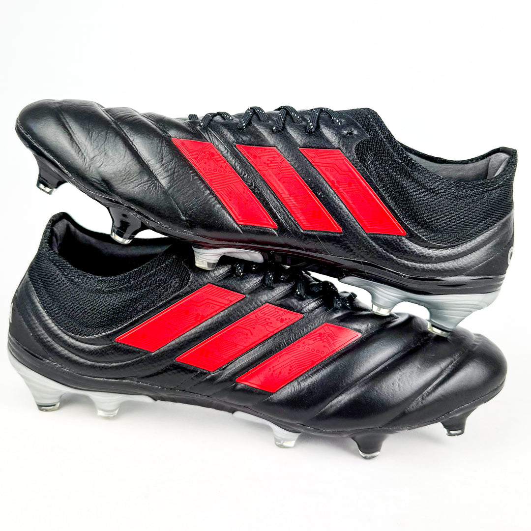 Adidas Copa 19.1 FG - Black/Hi-Res Red/Silver Metallic *As New*