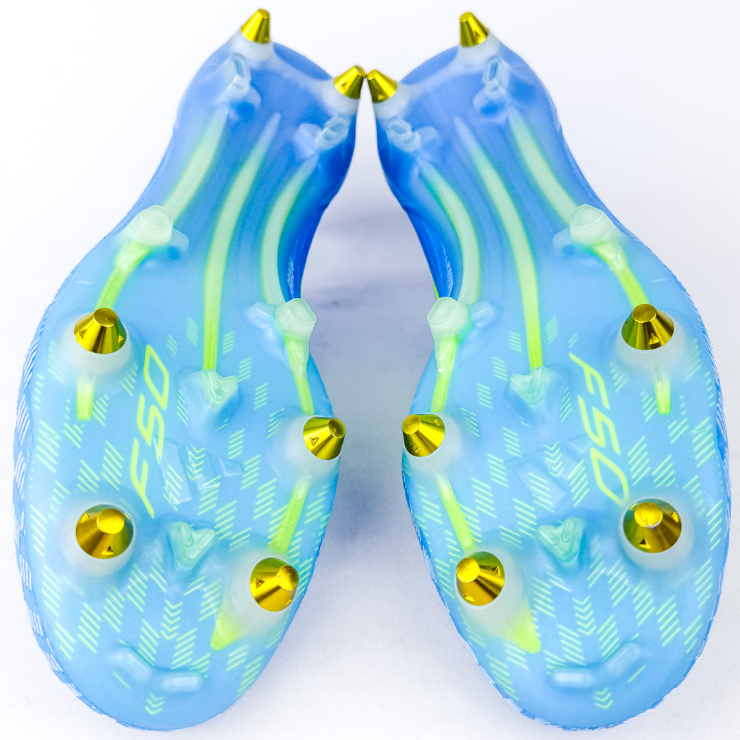 Adidas F50 Elite SG - Lucid Ray Blue/Team Solar Yellow/Lucid Aquamarine *Laced Mod*