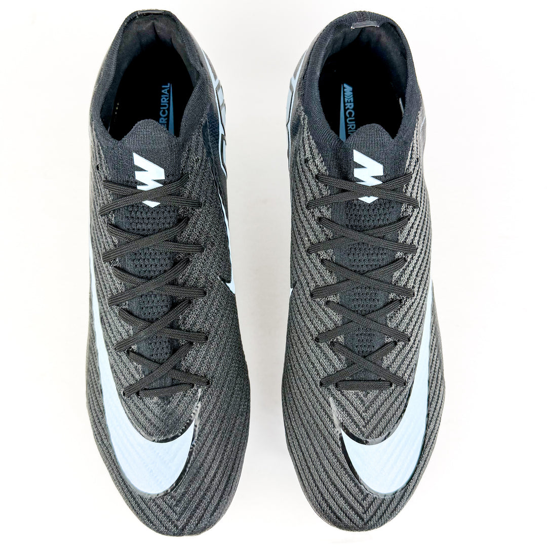 Nike Air Zoom Mercurial Vapor 16 Elite FG - Black/Ice Blue *In Box*