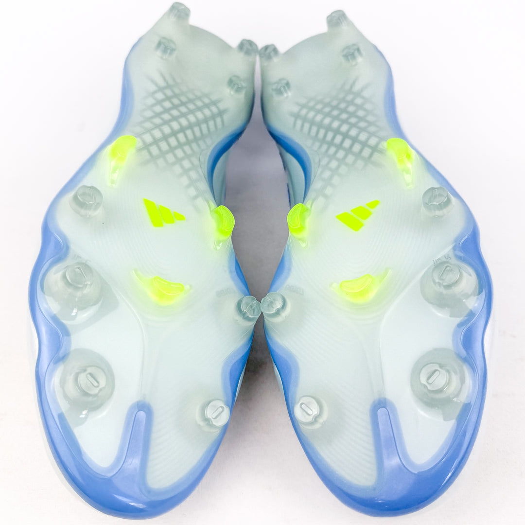 Adidas Copa Pure III Elite FG - Halo Blue/Blue Fusion/Lucid Lemon *Laced Mod*