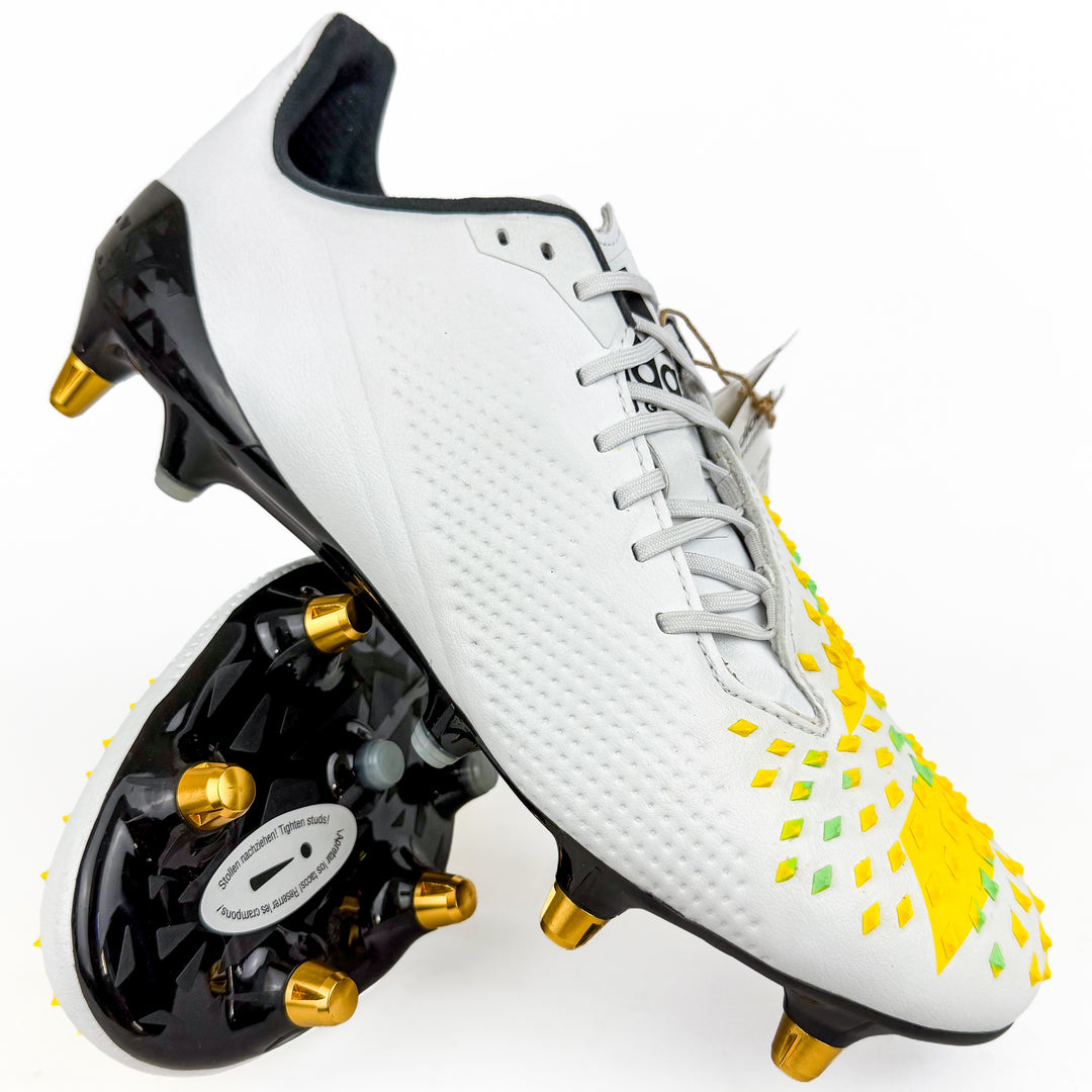 Adidas Predator Malice SG - White/Beam Yellow/Core Black *In Box*