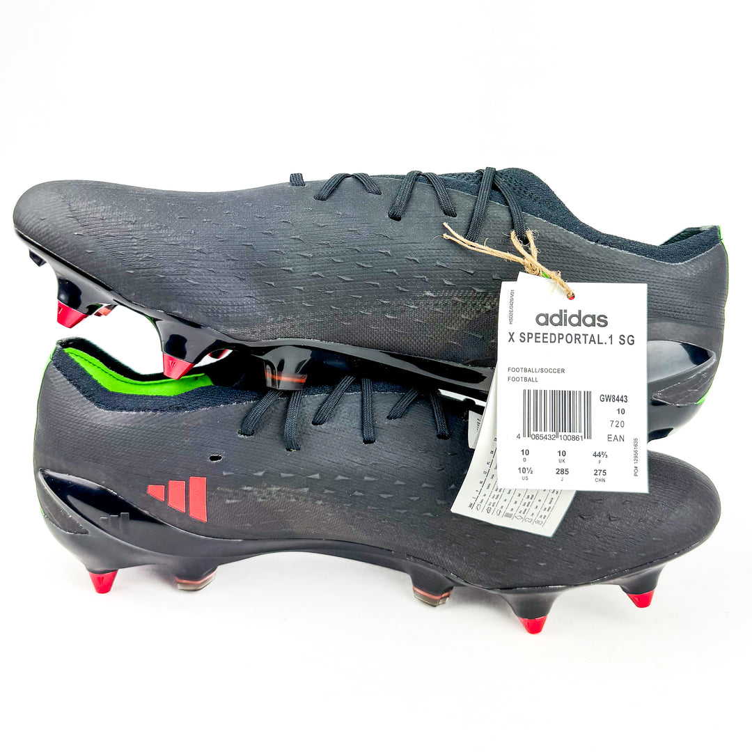 Adidas X Speedportal .1 SG - Core Black/Solar Red/Solar Green *In Box*