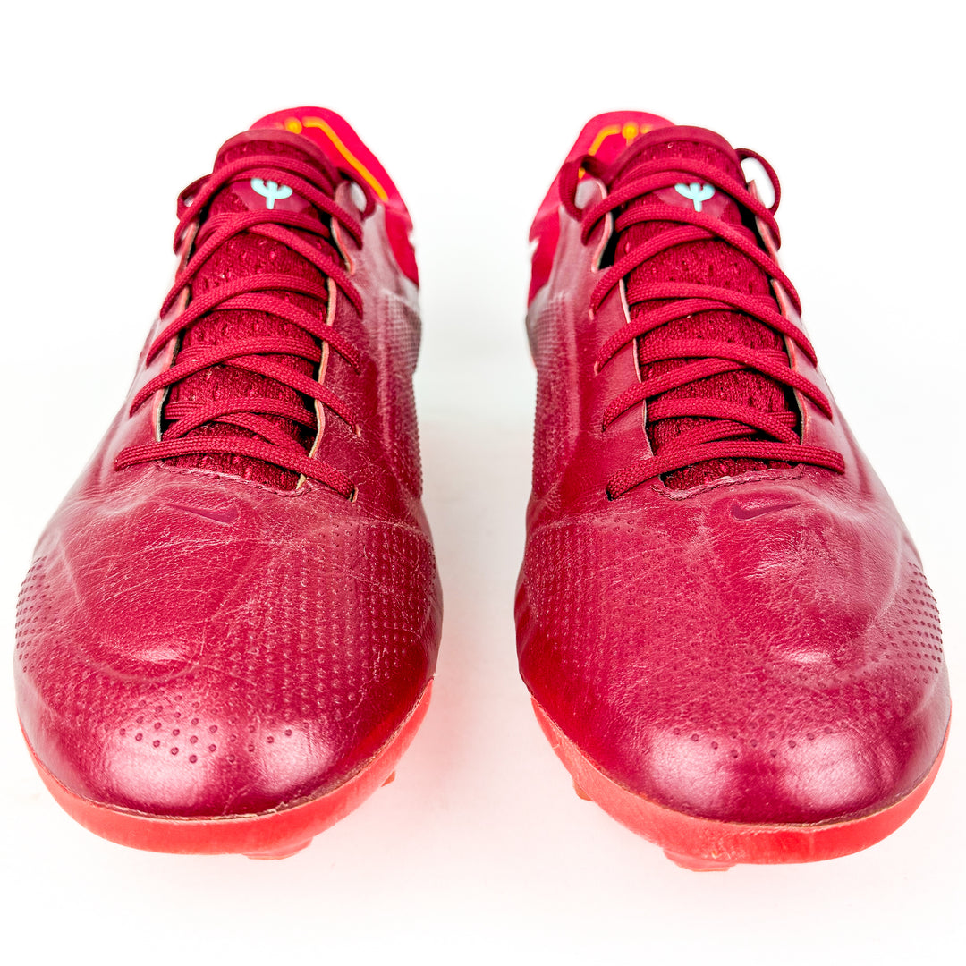 Nike Tiempo Legend 9 Elite FG - Team Red/Mystic Hibiscus/Bright Crimson/White *Pre-Owned*