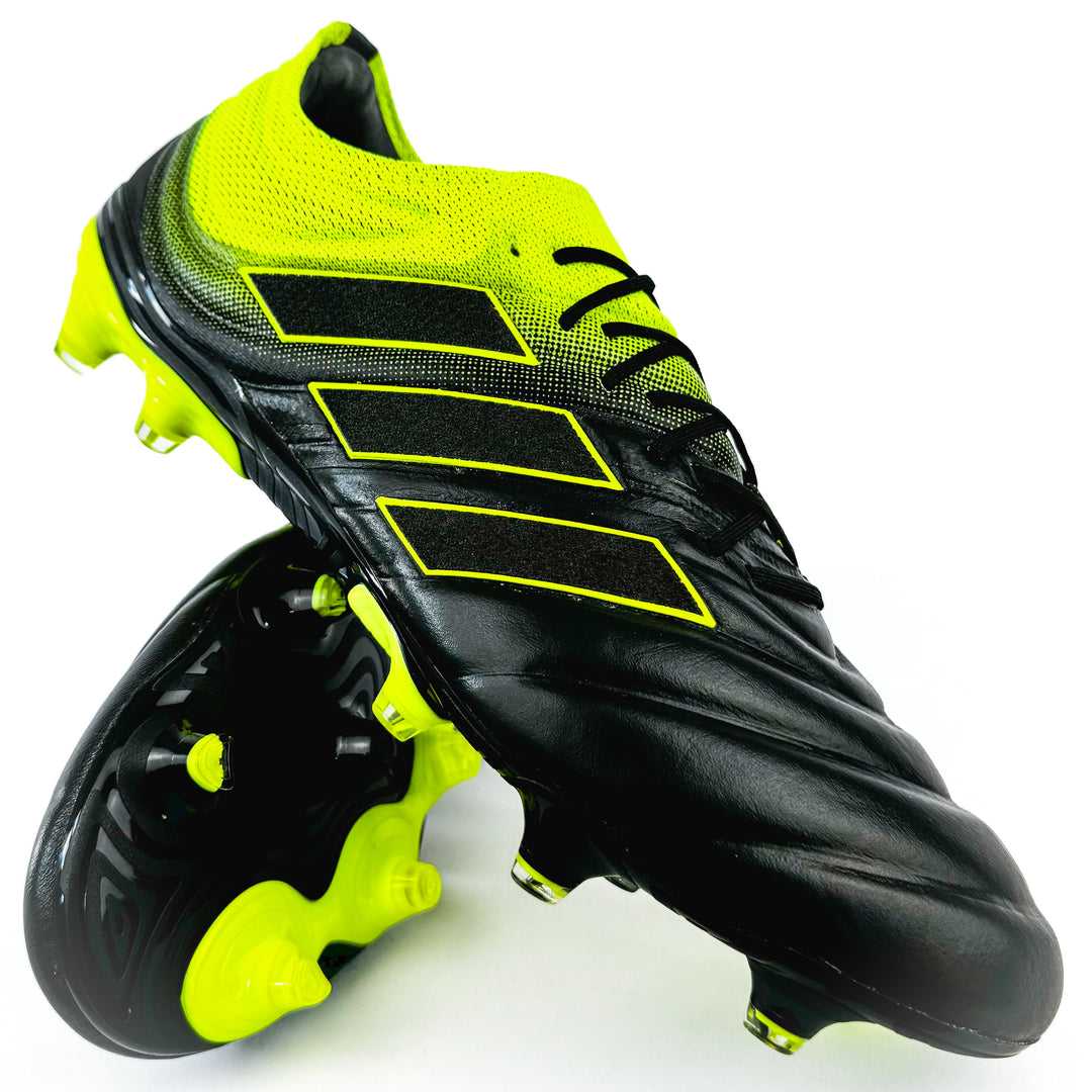 Adidas Copa 19.1 FG - Core Black/Solar Yellow *Brand New*