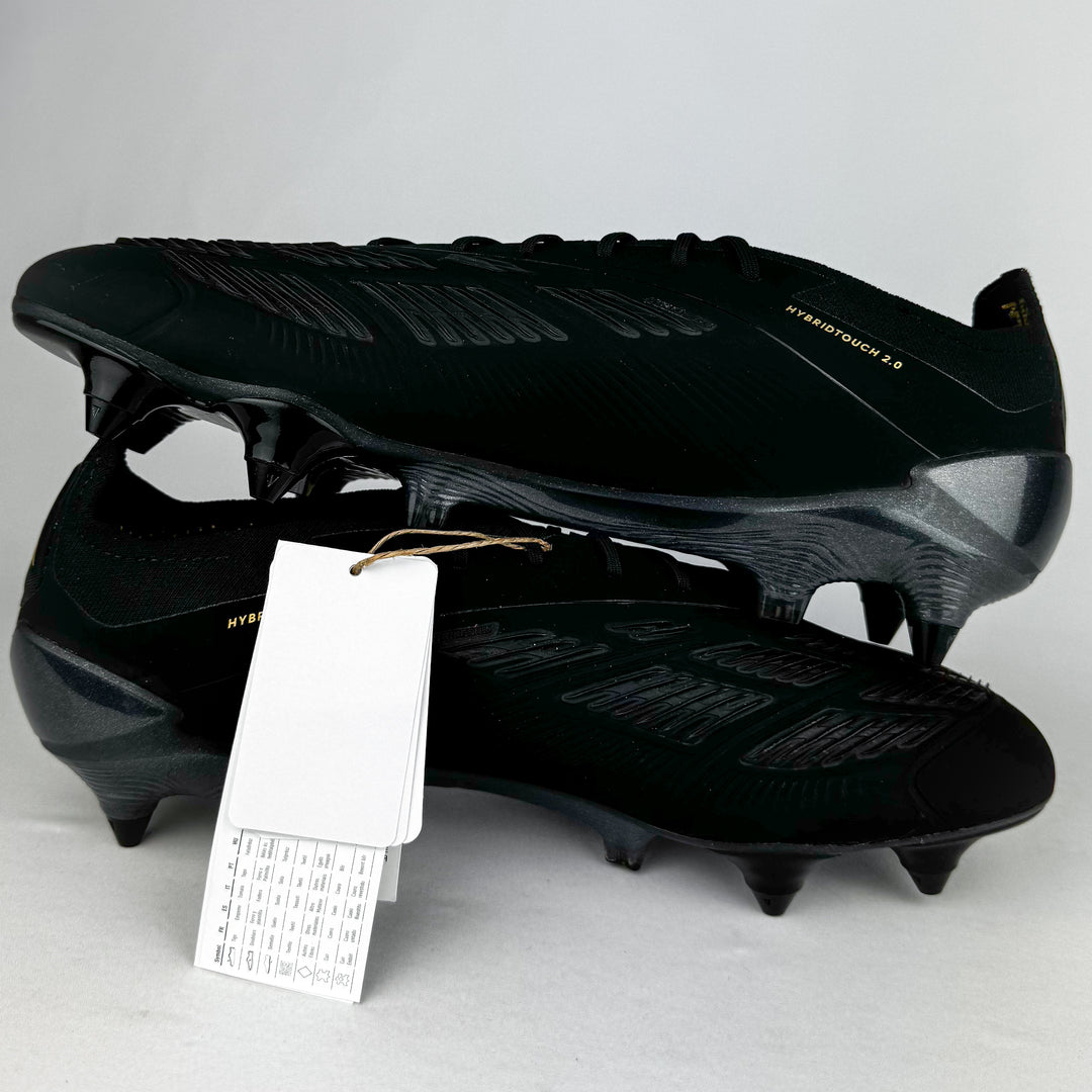 Adidas Predator Elite SG - Core Black/Gold Metallic/Carbon *Brand New*