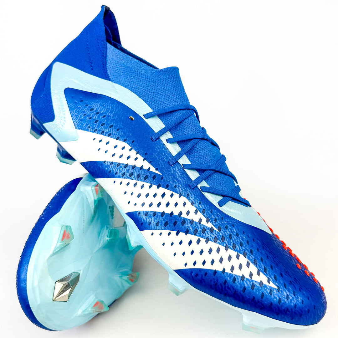 Adidas Predator Accuracy .1 FG - Bright Royal Blue/White/Blue Bliss/Infrared *Wore Once*
