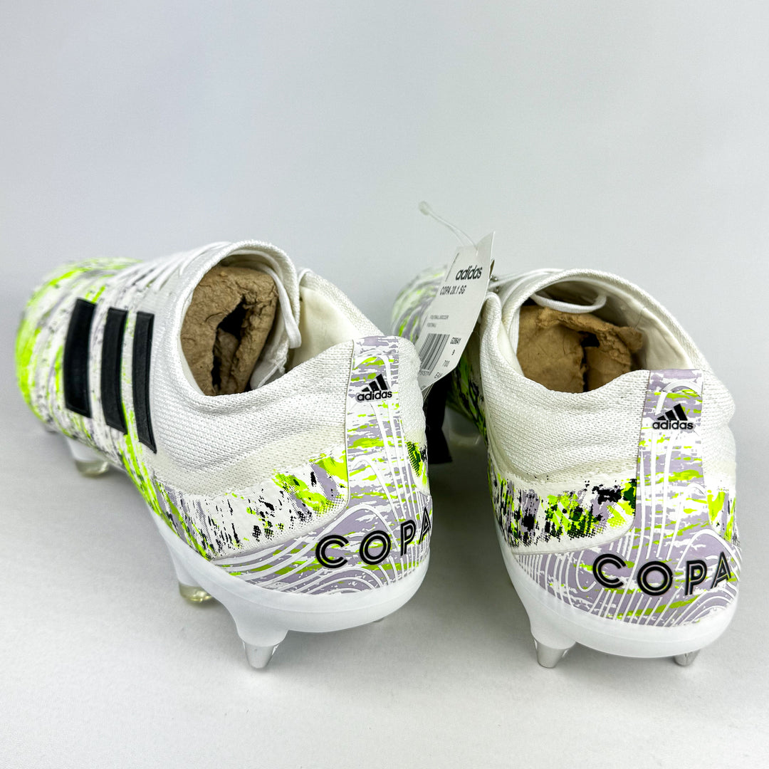 Adidas Copa 20.1 SG - White/Core Black/Signal Green *Brand New*