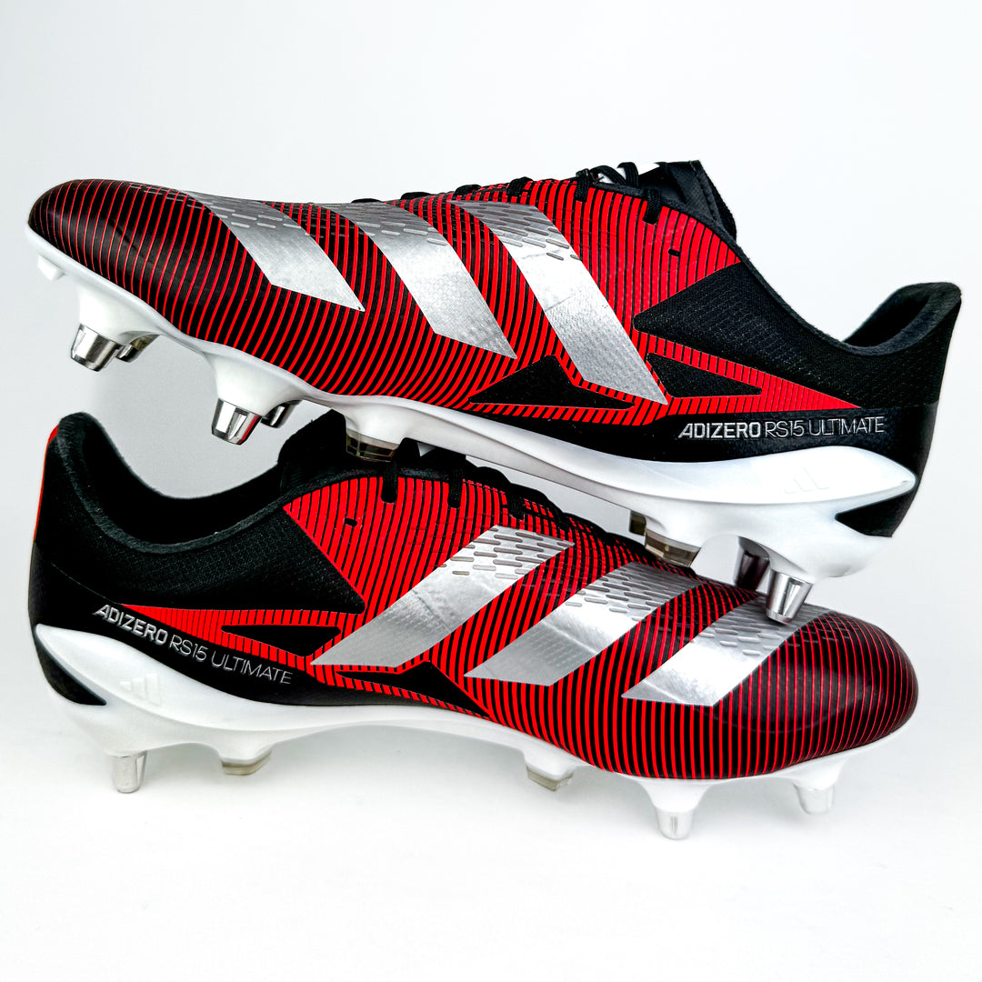 Adidas Adizero RS15 Ultimate SG - Core Black/Solar Red/Silver Metallic *Brand New*