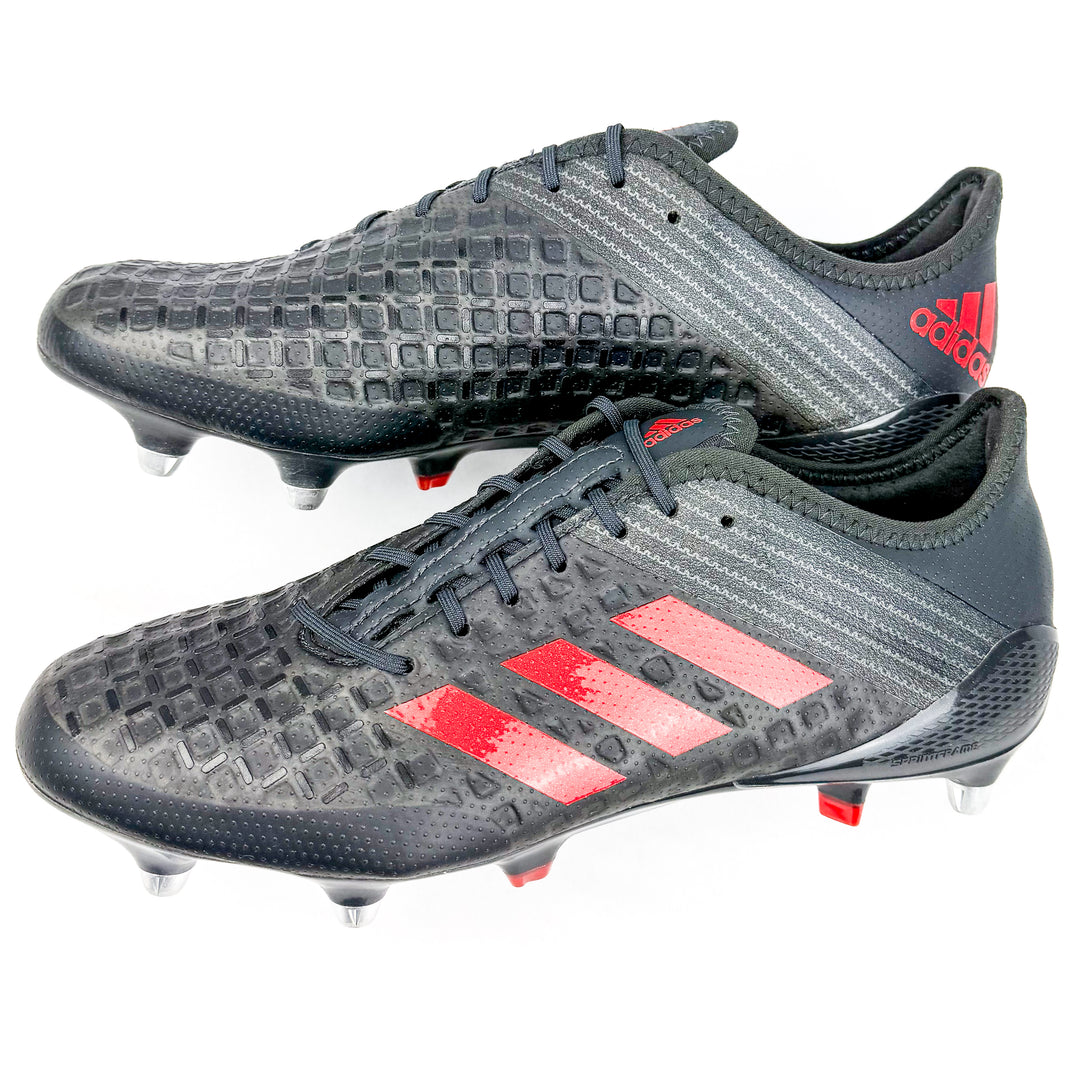 Adidas Predator Malice Control SG - Black/Light Brown/Hi-Res Red/Talc *Wore Once*