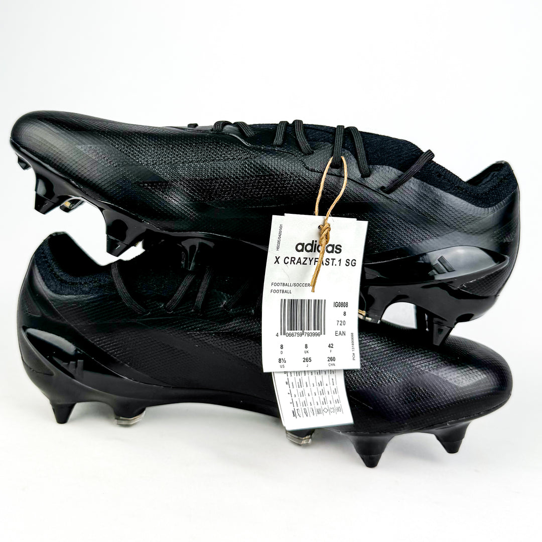 Adidas X Crazyfast .1 SG - Black/Black *In Box*