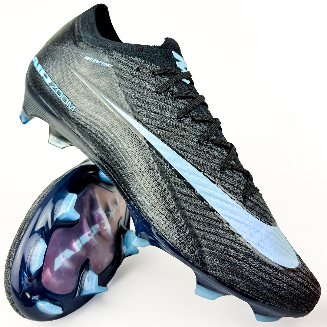 Nike Air Zoom Mercurial Vapor 16 Elite FG - Black/Ice Blue *In Box*