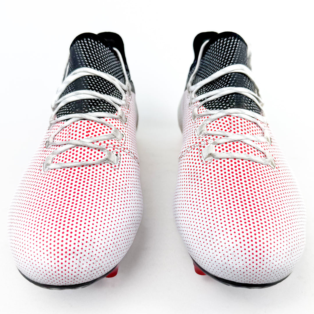 Adidas X 17.1 FG - White/Real Coral/Core Black *Wore Once*