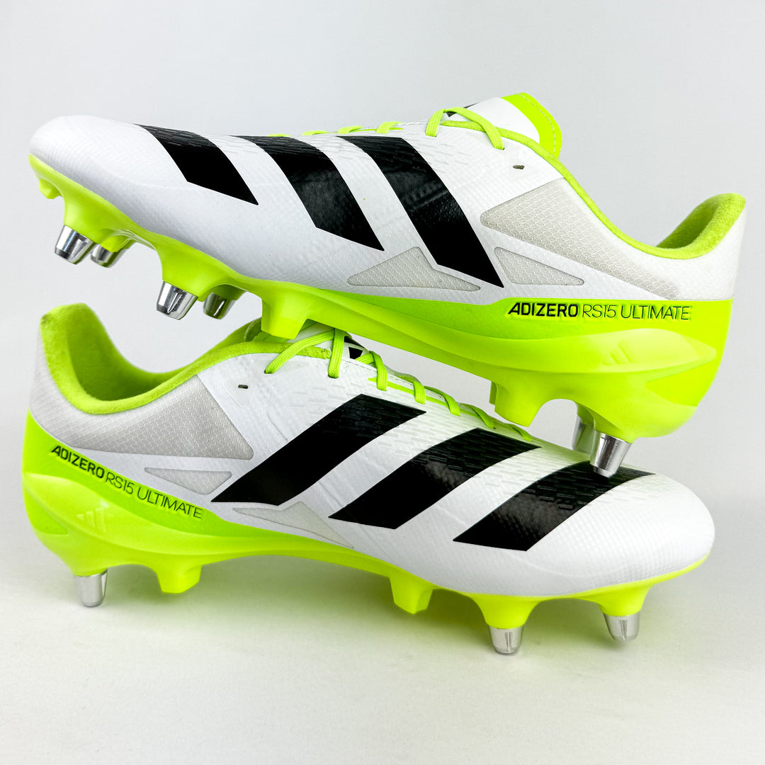 Adidas Adizero RS15 Ultimate SG - White/Core Black/Lucid Lemon *Brand New*