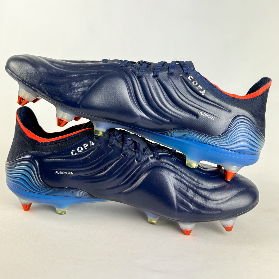 Adidas Copa Sense .1 SG - Team Navy Blue/White/Blue Rush/Orange *Wore Once*