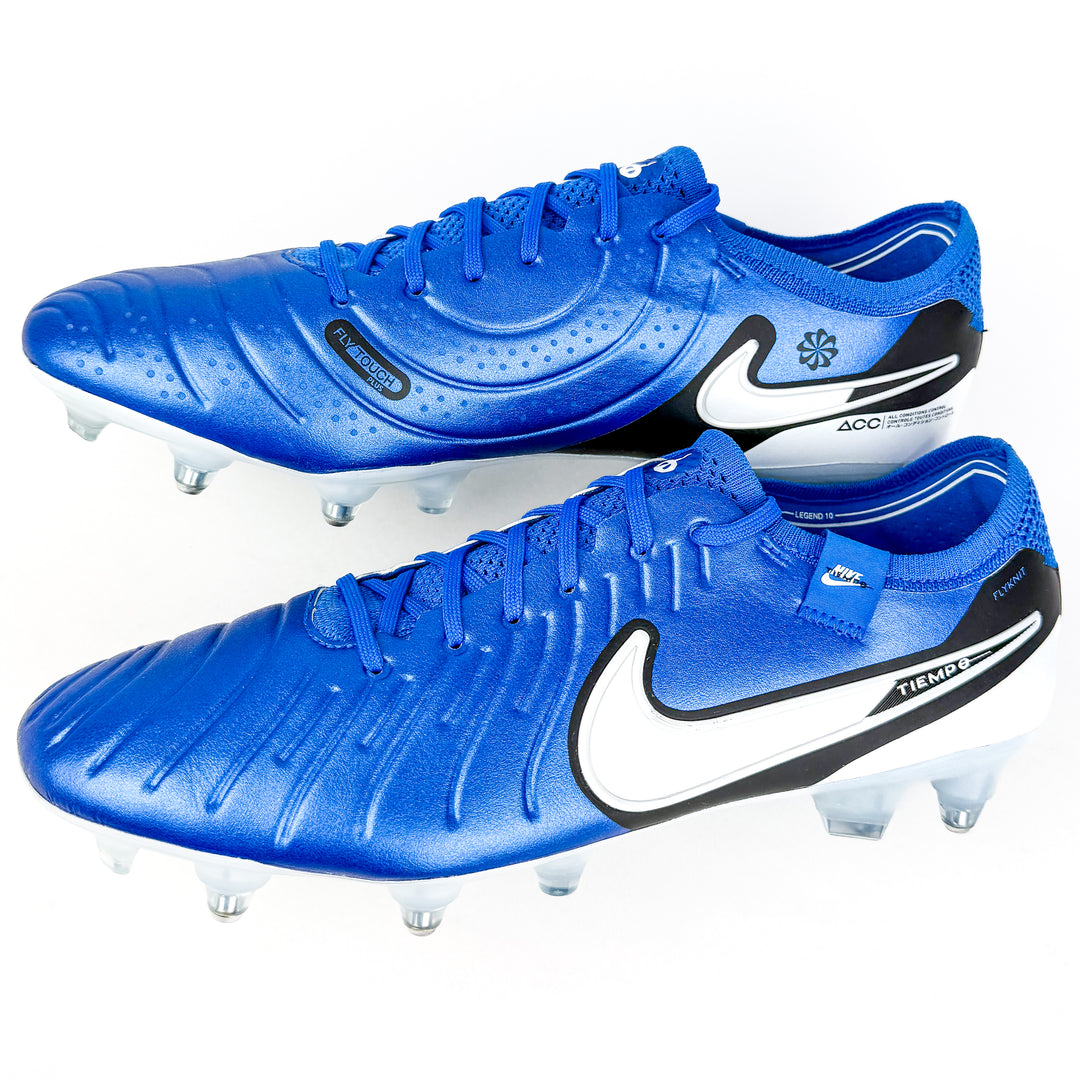 Nike Tiempo Legend 10 Elite AC SG-Pro  - Soar Blue/White/Black *Brand New*