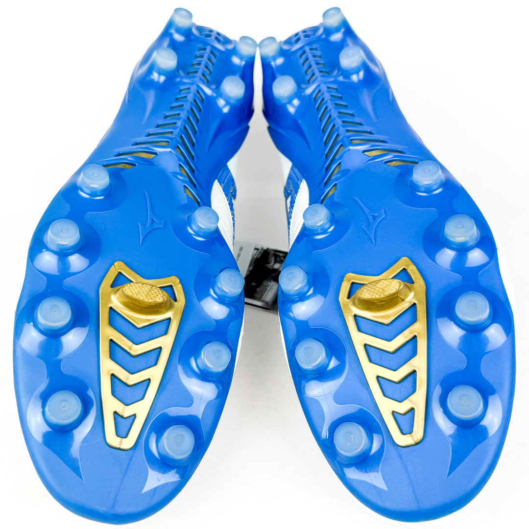 Mizuno Morelia Neo IV Beta Elite FG - Made in Japan - White/Laser Blue *In Box*