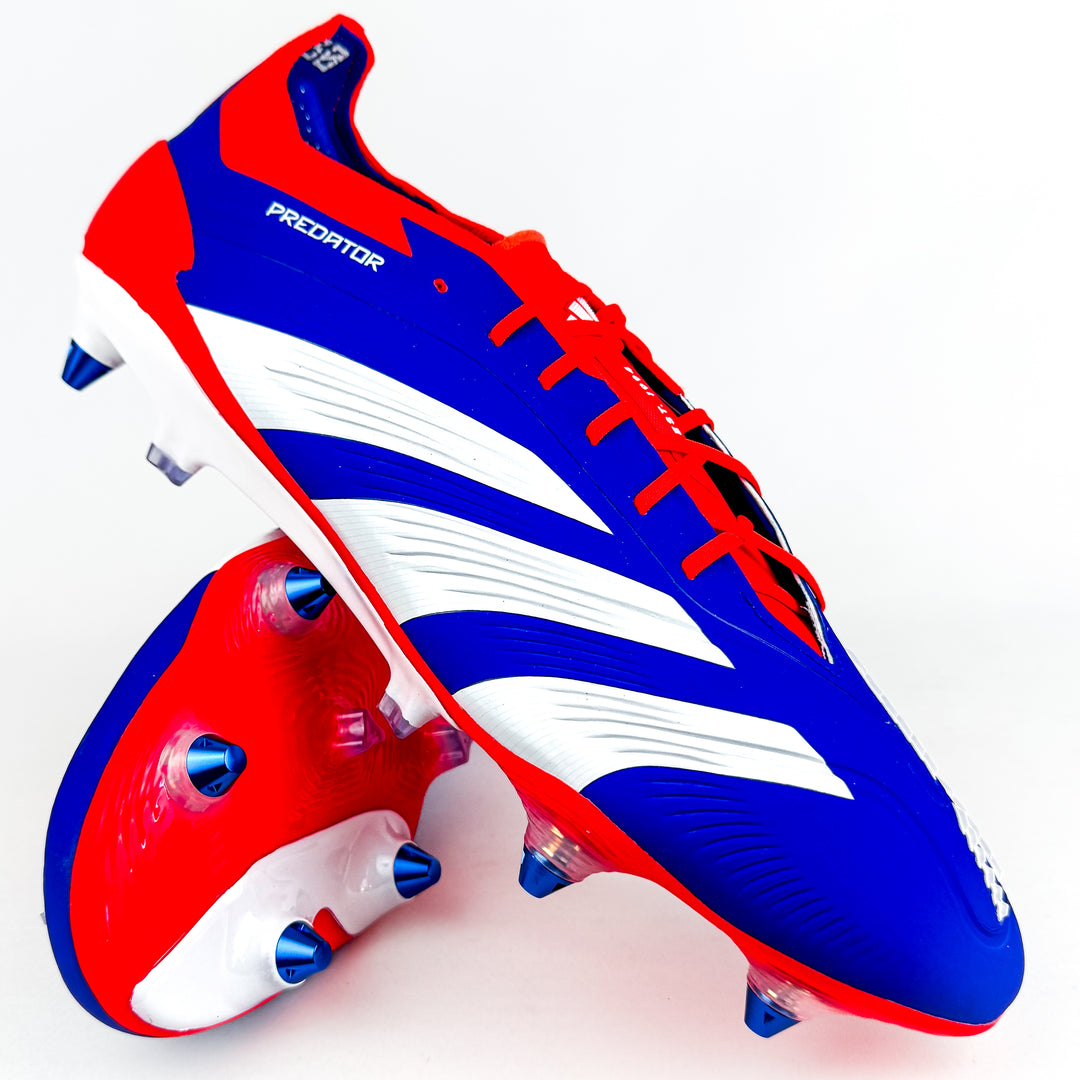 Adidas Predator Elite SG - Lucid Blue/Solar Red/White *Brand New*