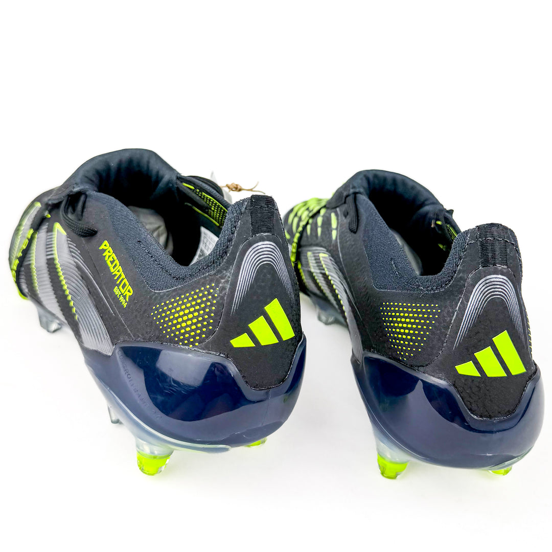 Adidas Predator Elite Tongue FT FG - Core Black/Carbon/Lucid Lemon *In Box*