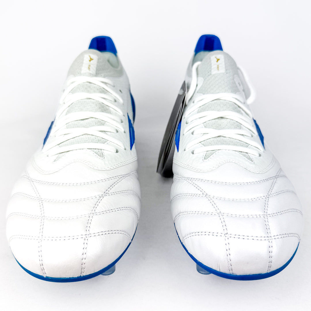 Mizuno Morelia Neo IV Beta Elite FG - Made in Japan - White/Laser Blue *In Box*