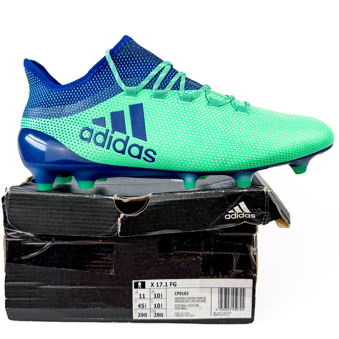 Adidas X 17.1 FG - Aero Green/Unity Ink/Hi-Res Green *Wore Once*