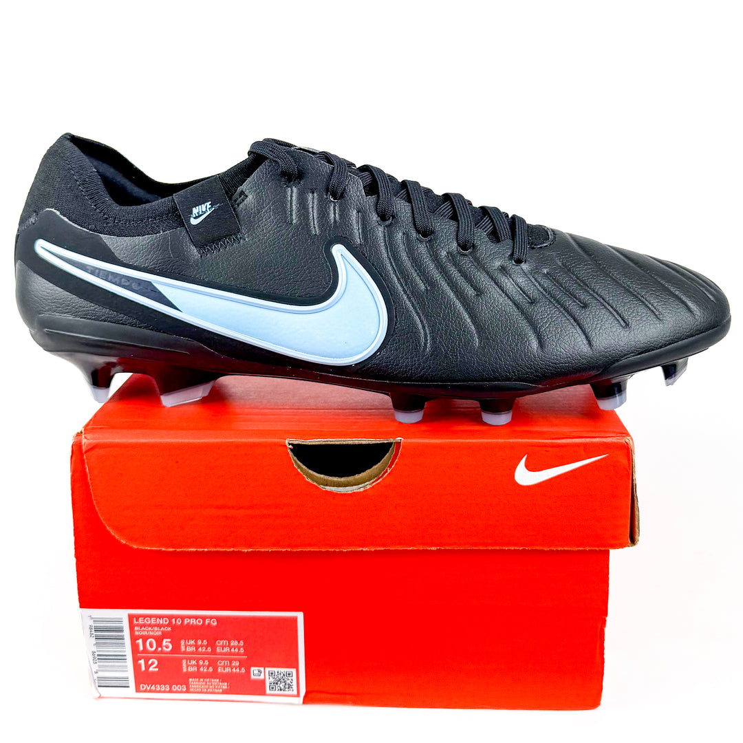 Nike Tiempo Legend 10 Pro FG  - Black/Ice Blue *In Box*