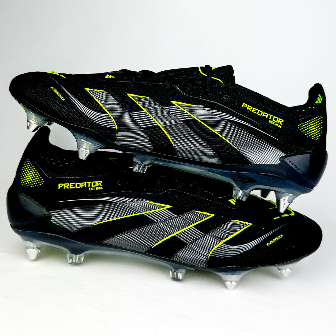 Adidas Predator Elite SG - Core Black/Carbon/Lucid Lemon *In Box*