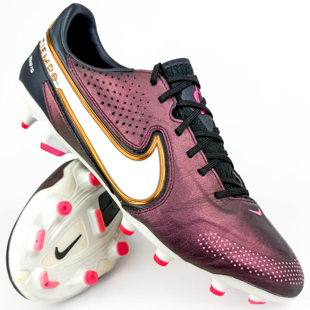 Nike Tiempo Legend 9 Pro FG - Space Purple/Off-Noir/Pink Blast/White *Pre-Owned*