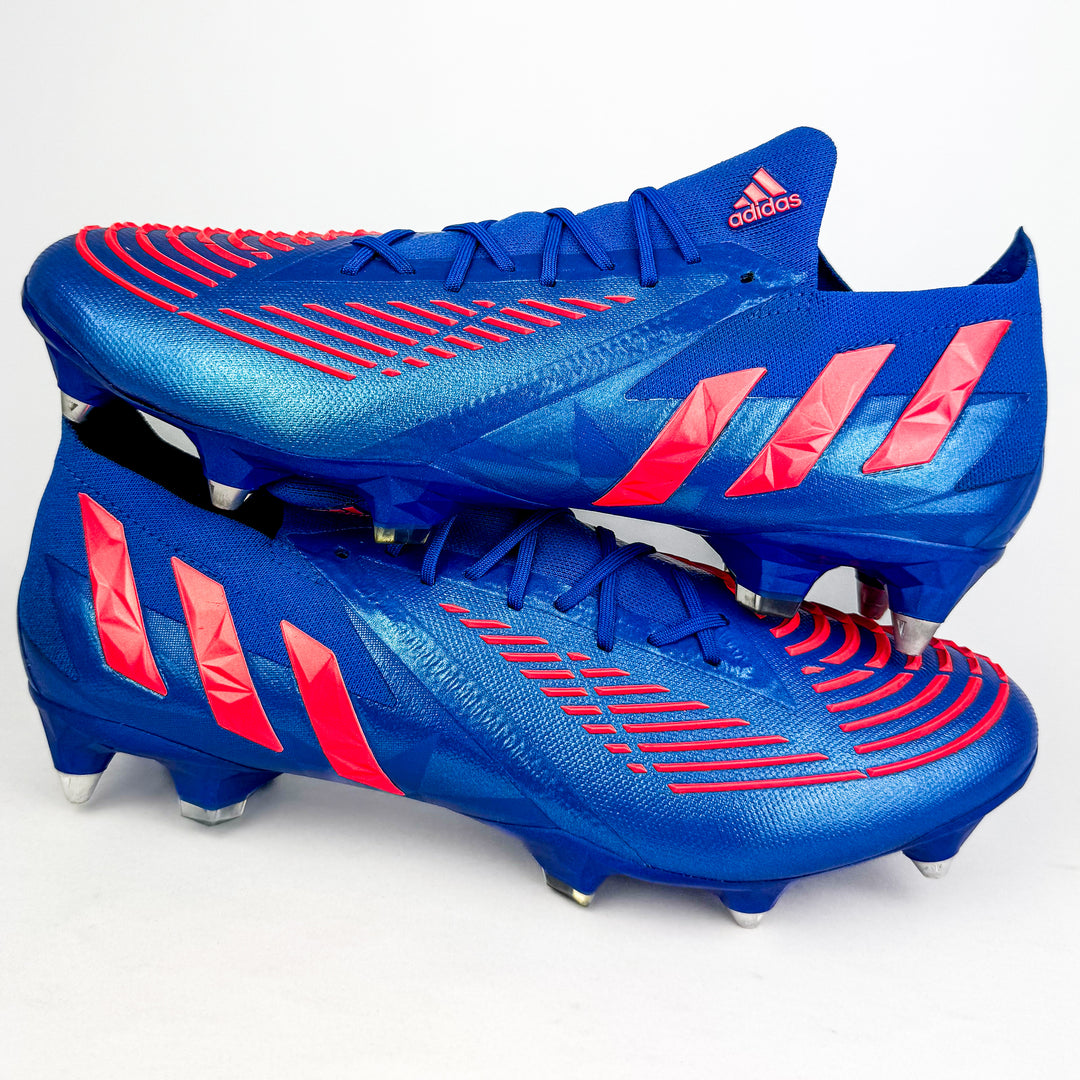 Adidas Predator Edge .1 Low SG - Hi-Res Blue/Turbo *Pre-Owned*