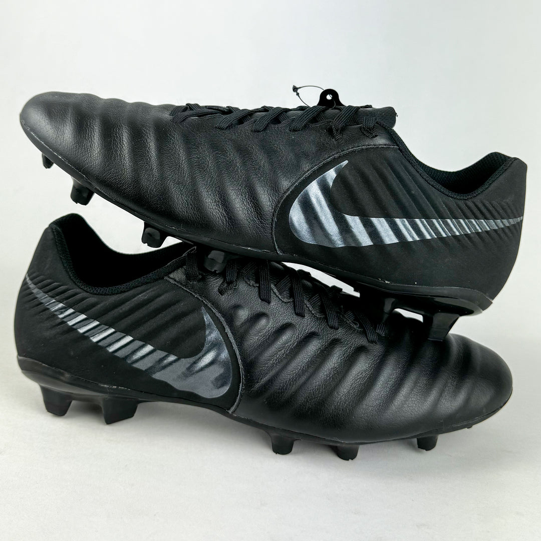 Nike Tiempo Legend VII Academy FG - Black/Black *Brand New*