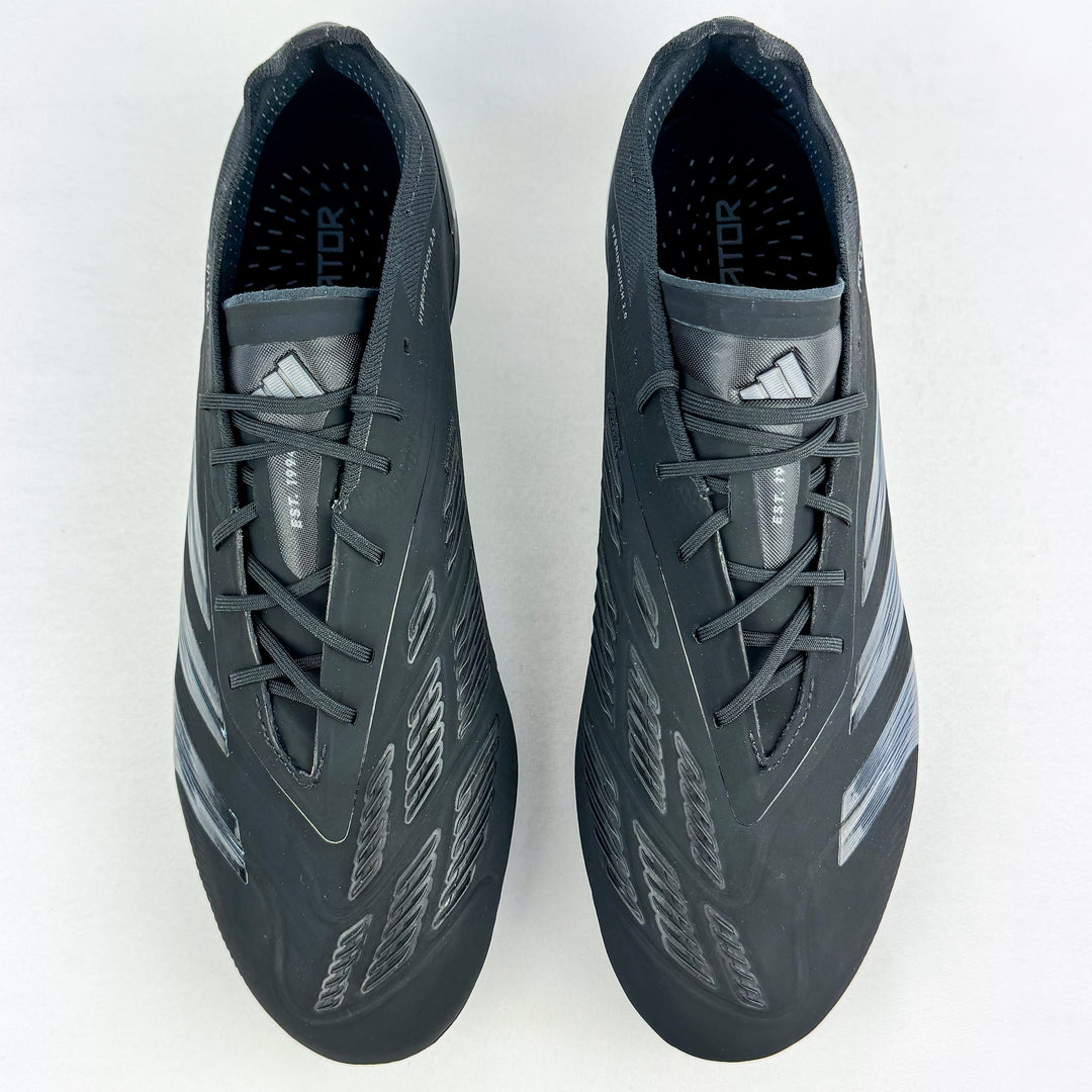 Adidas Predator Elite FG - Core Black/Carbon *Brand New*