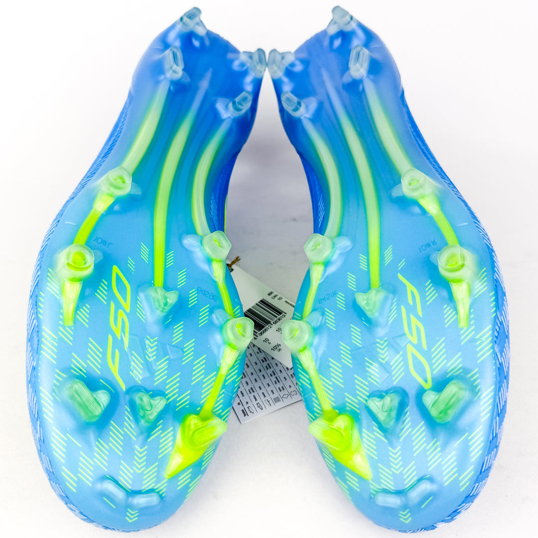 Adidas F50 Elite FG - Lucid Ray Blue/Team Solar Yellow/Lucid Aquamarine *In Box*